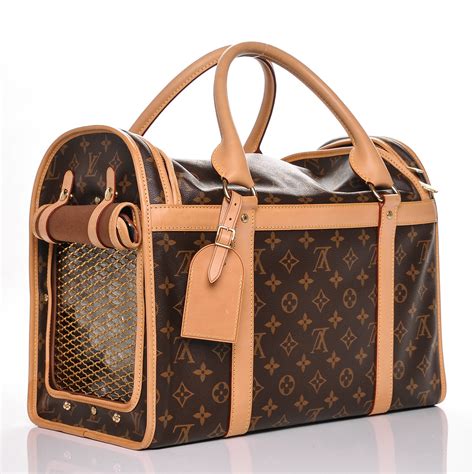 louis vuitton dog carrier purse|authentic louis vuitton pet carrier.